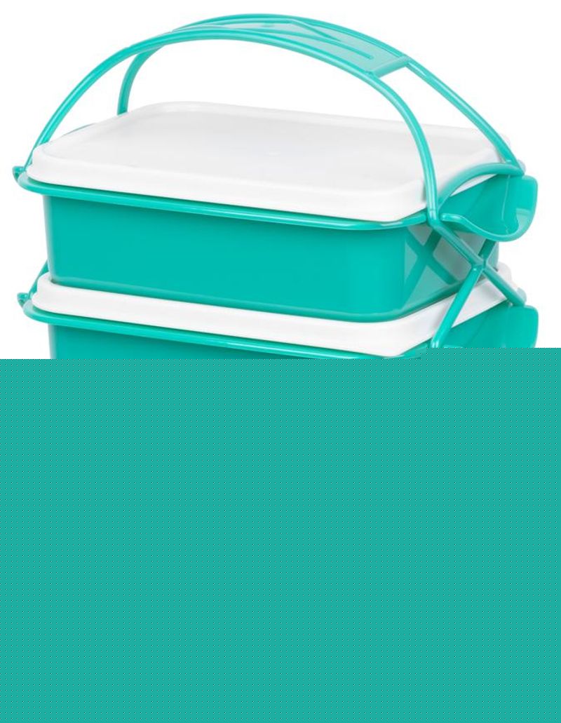 Obedár MagicHome CS336, 4-dielny, 4x 1000 ml, PP/PE, 24,3x14,6x29,5 cm