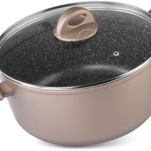 Hrniec MagicHome Coffee Brown Line, 28 cm, 5900 ml, s pokrievkou