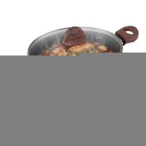 Hrniec MagicHome Black Marble Line, 28 cm, 5900 ml, s pokrievkou