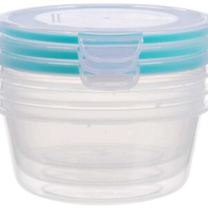 Dóza MagicHome Lunchbox set YH371, sada 3 ks, 700 ml, 145x145x75 mm, okrúhla, Clip